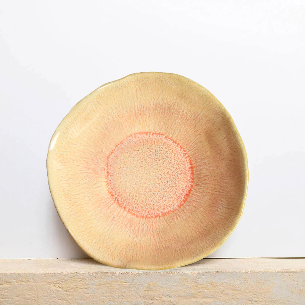 Assiette creuse Onda | Corail doré - Image 5