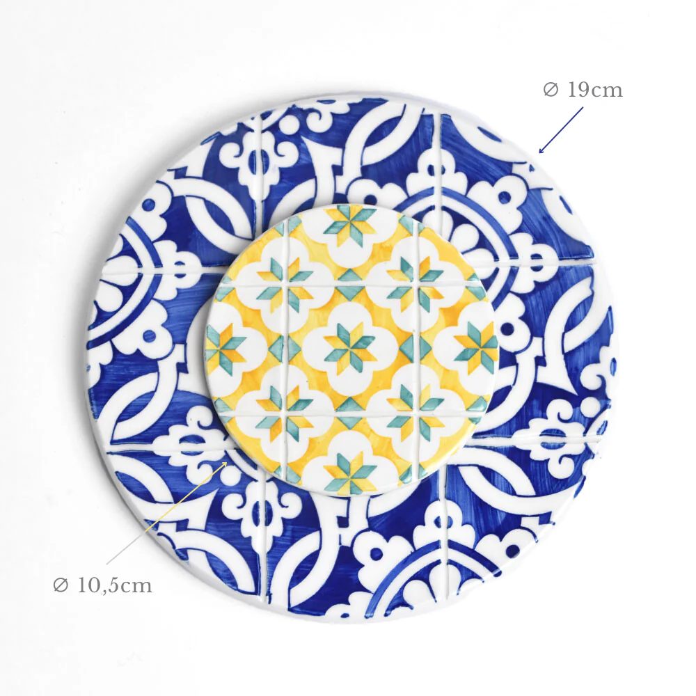 Dessous de verre | Vert d'eau Azulejos - Image 9