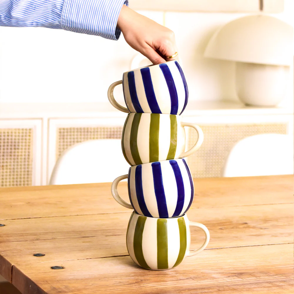 Grand Mug | Vert Linhas - Image 4