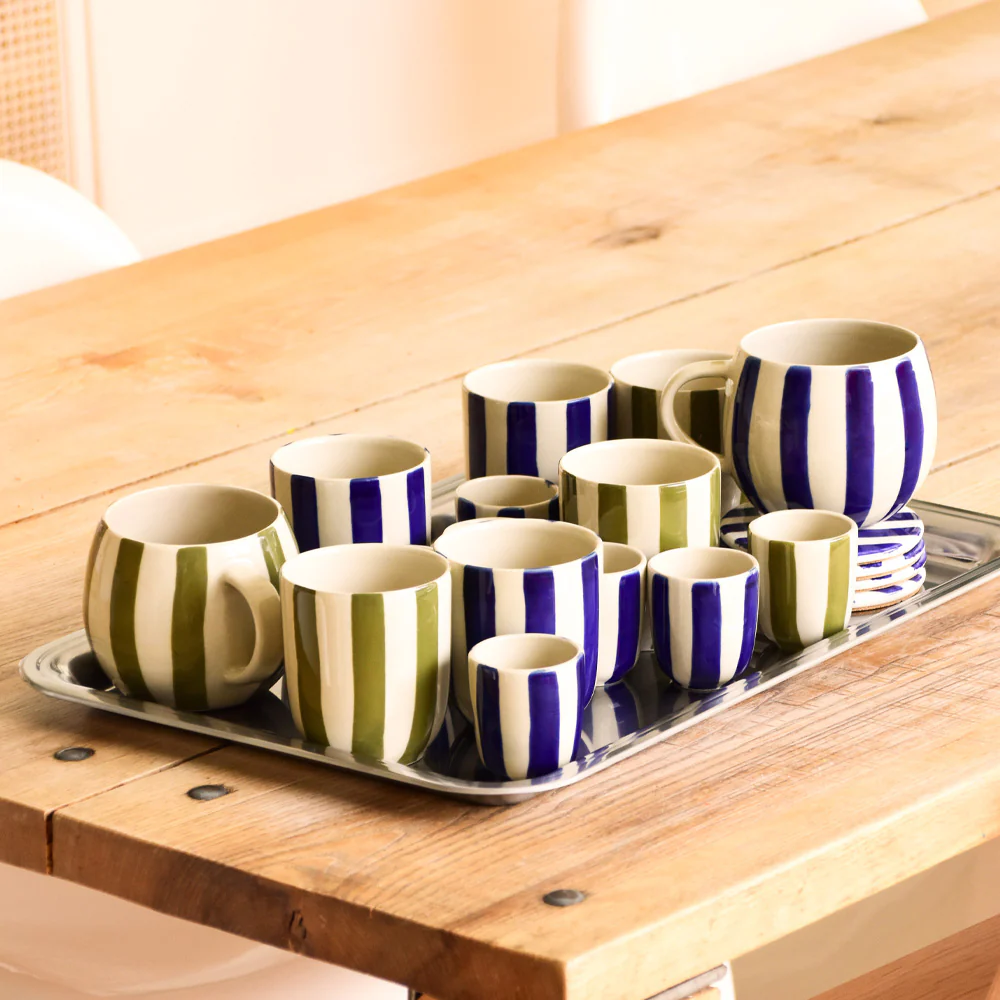 Grand Mug | Vert Linhas - Image 7