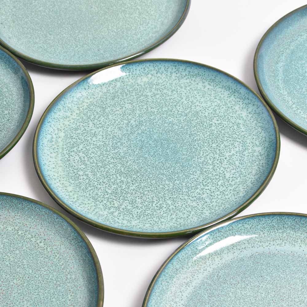 Grande assiette | Vert turquoise - Image 4