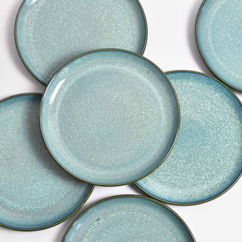Grande assiette | Vert turquoise - Image 5