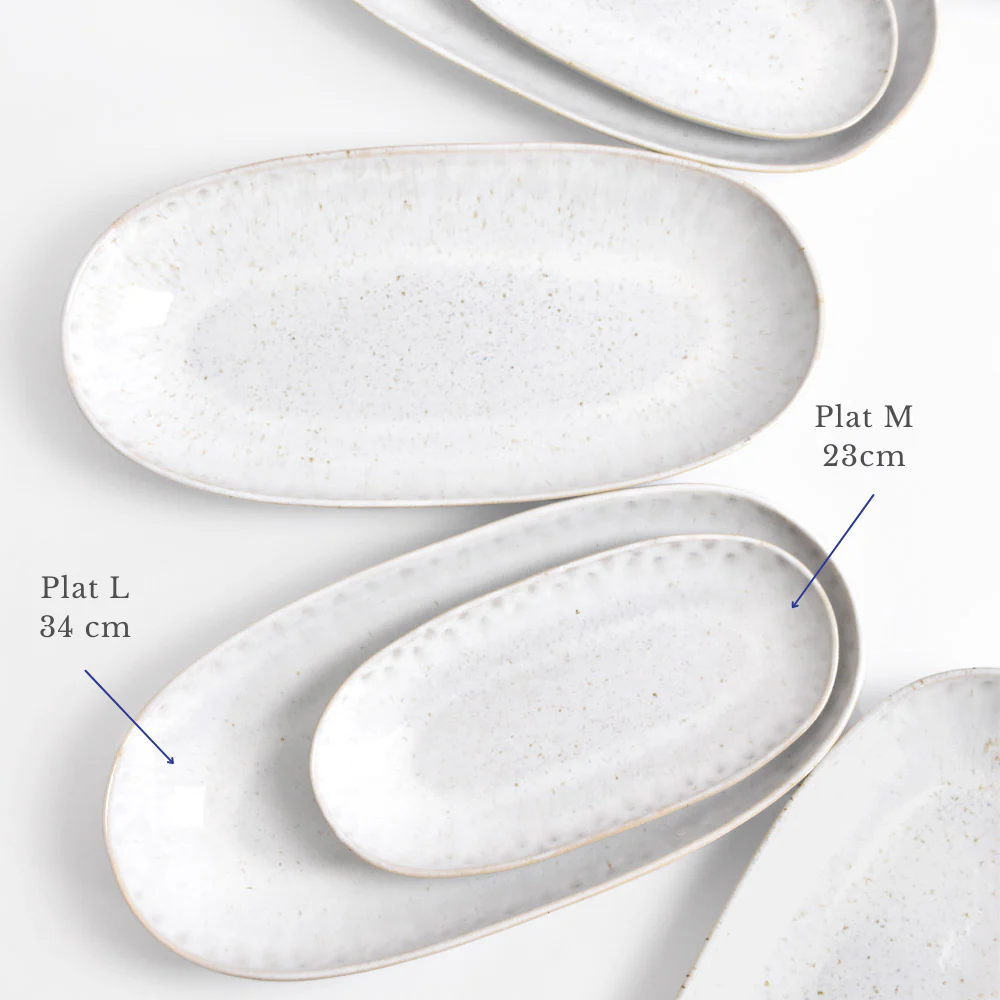 Plat de service M | Blanc audacieux - Image 7